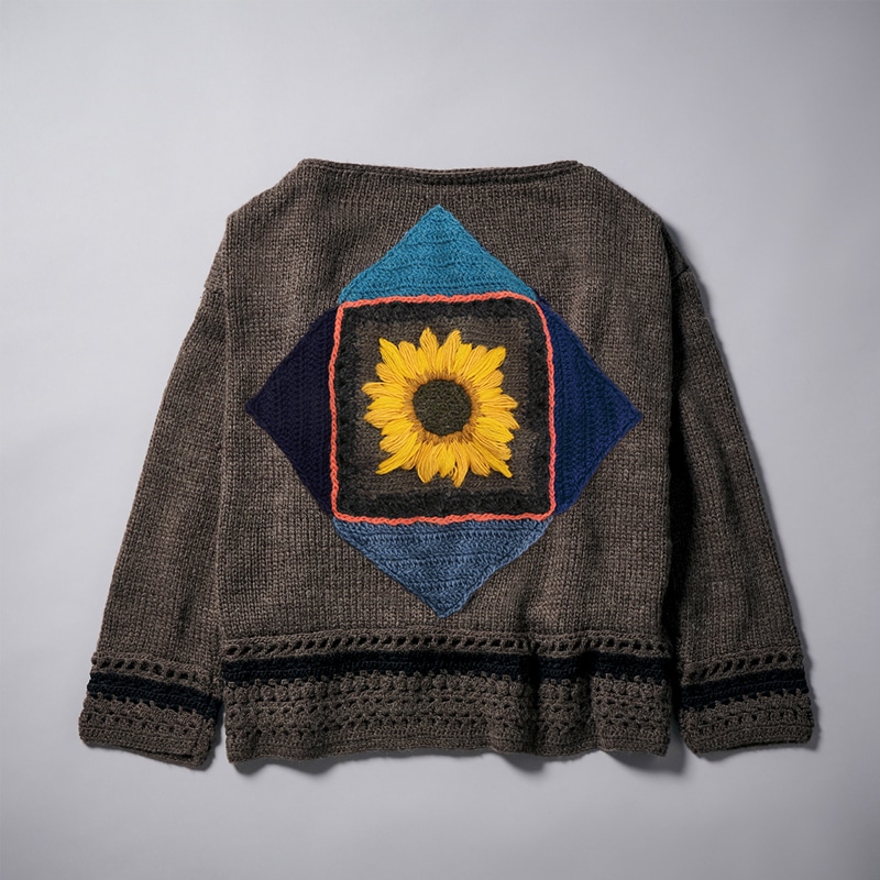 アイドル KEEN AND INTENSE crochet knit moss green crochet knit moss green｜KEEN AND INTENSE｜MAILIVIS(メイリビス)