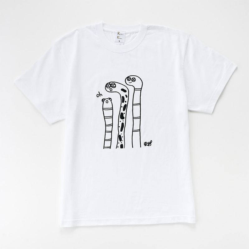 【小林歌穂個展2025グッズ】くらしのこばやしTシャツ(チンアナゴ)