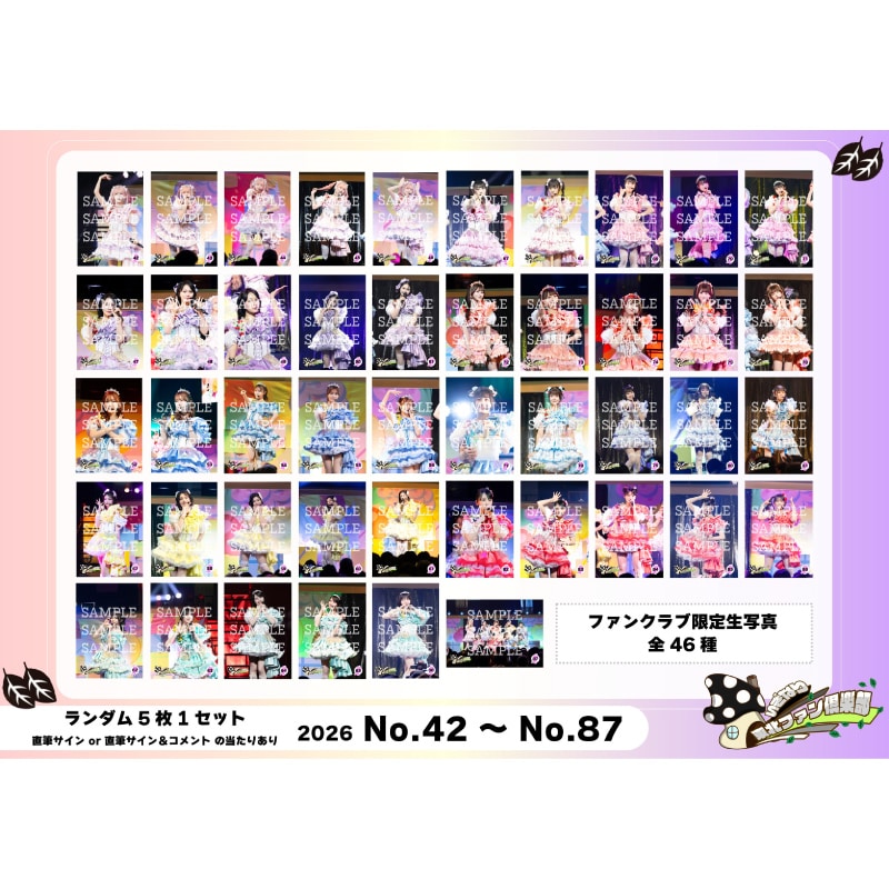 いぎなり東北ファン倶楽部限定 いぎなり生写真 2026 (No.42～No.87)