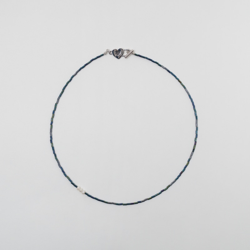 with love necklace [navy]