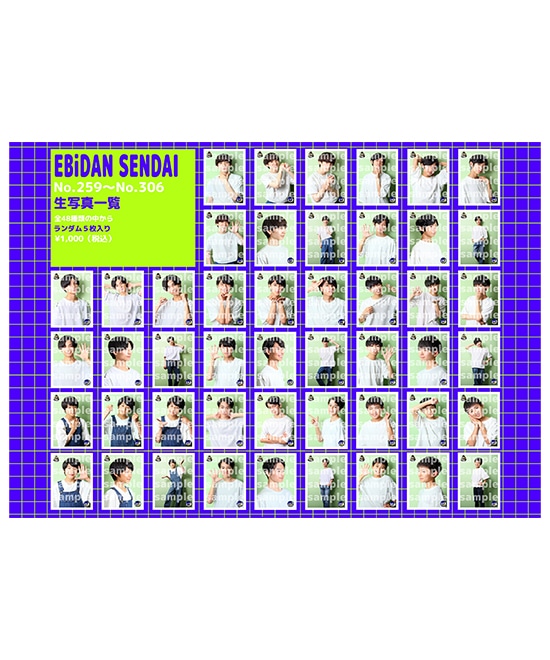 EBiDANSENDAI生写真 EBiDAN SENDAI生写真 (No.259-306)｜EBiDAN NEXT｜MAILIVIS
