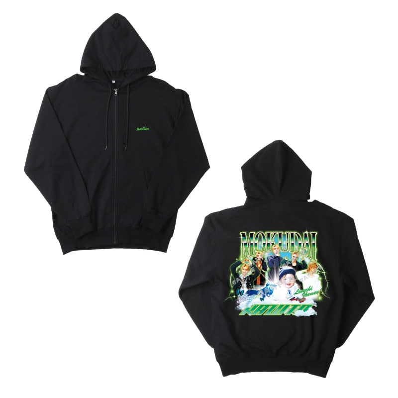 MOKU LOVE ジップアップフーディー