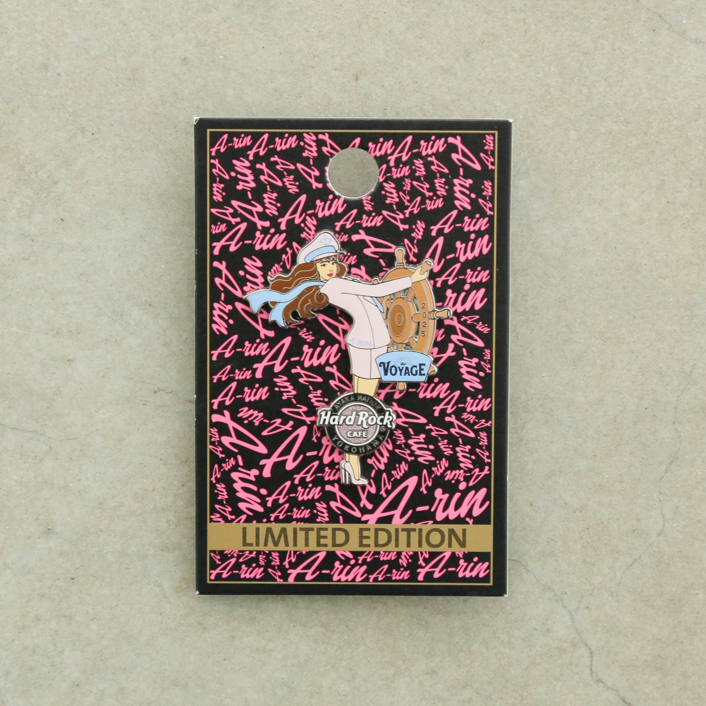 Hard Rock CAFE × Sasaki Ayaka pin 2025