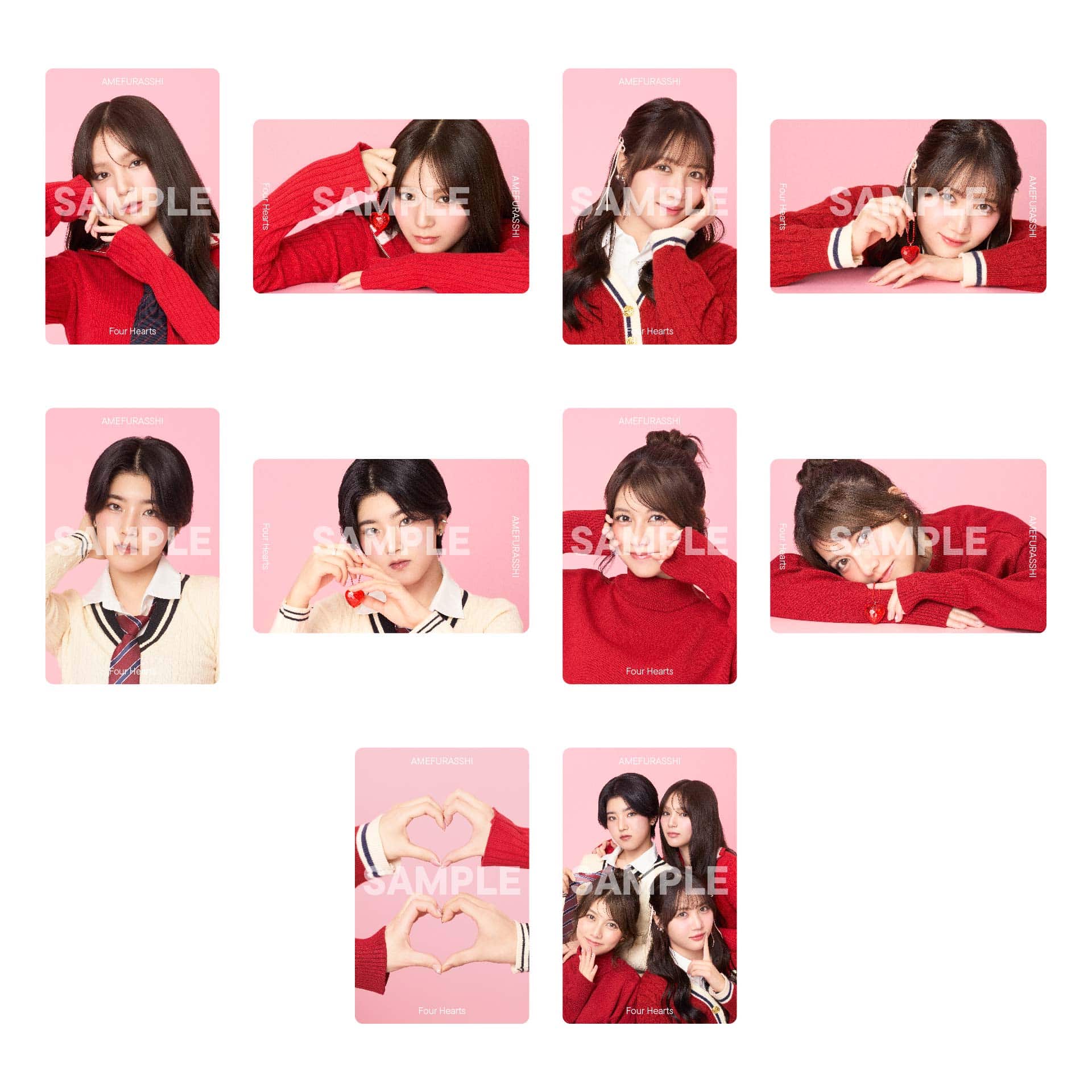【ランダム10種】EP『Four Hearts』M∞Card