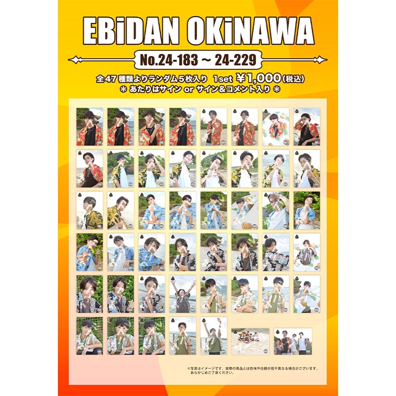 EBiDAN OKiNAWA生写真セット(No.24-183~24-229)