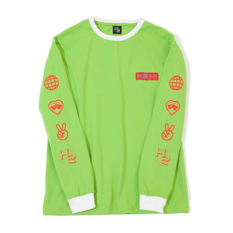 Long Sleeve TEE:Yellow green
