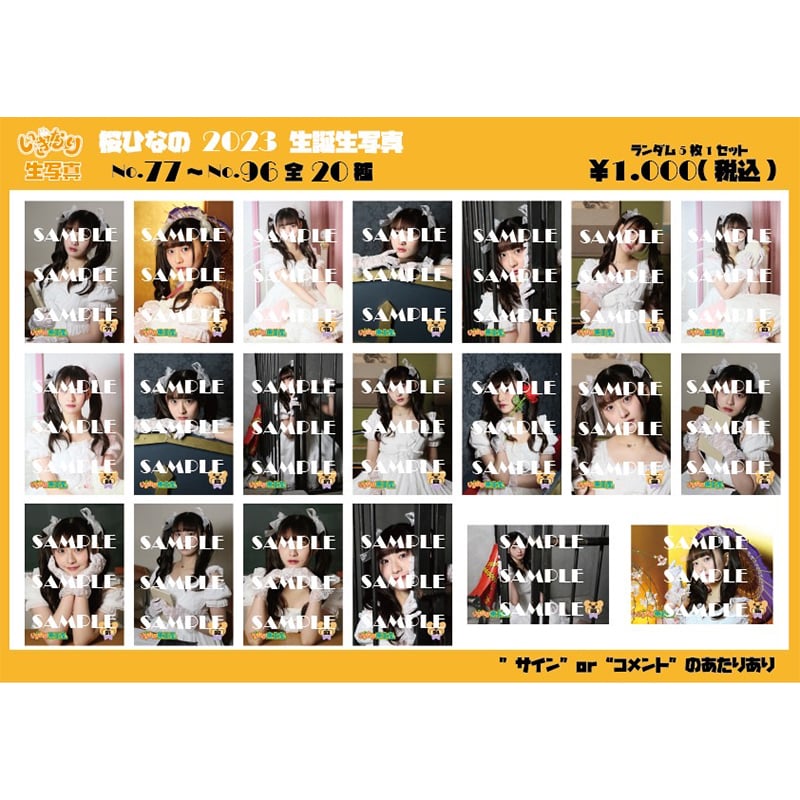 桜ひなの 生誕生写真(No.77‐96)