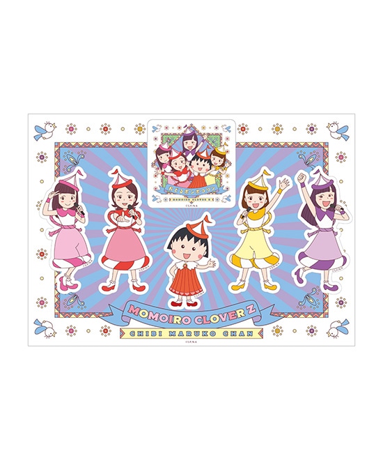 ちびまる子ちゃん×ももいろクローバーZ　ピンバッチ6種セット