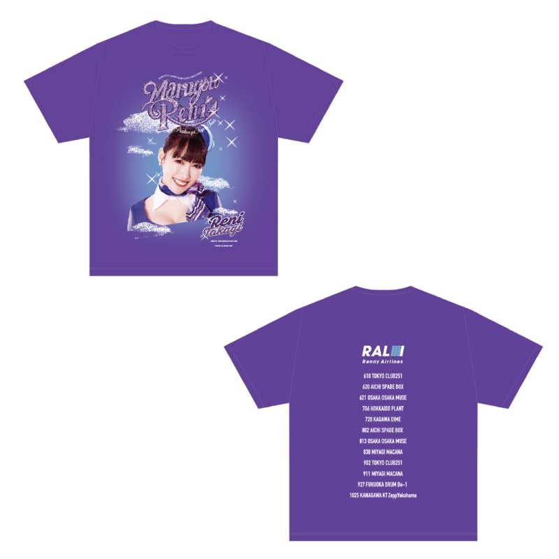RAL ポジティブアテンションプリーズTシャツ パープルver.