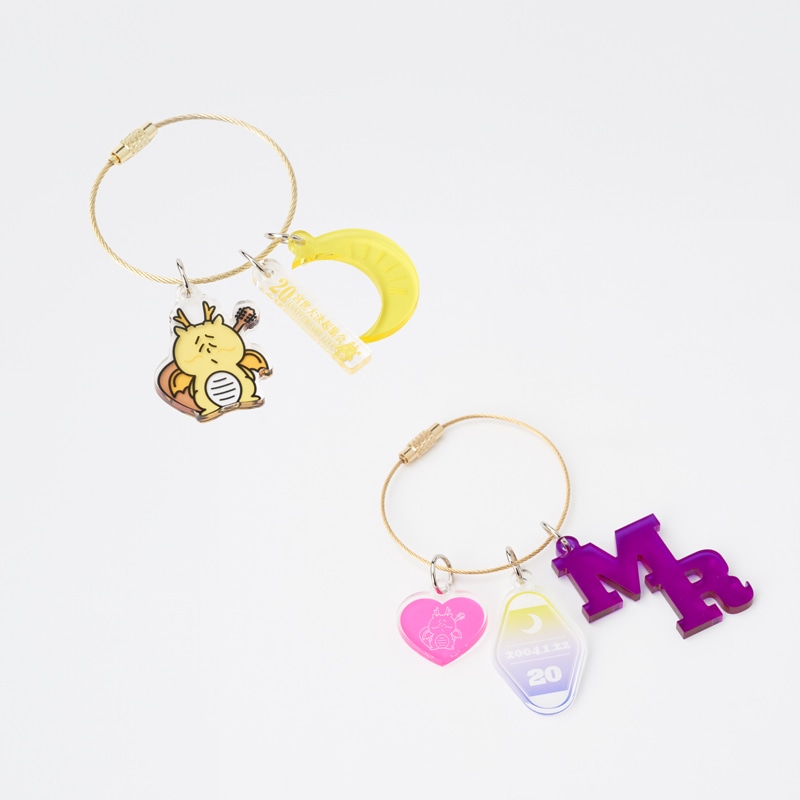 20th ANNIVERSARY LIVE ACRYLIC CHARM KEYRING