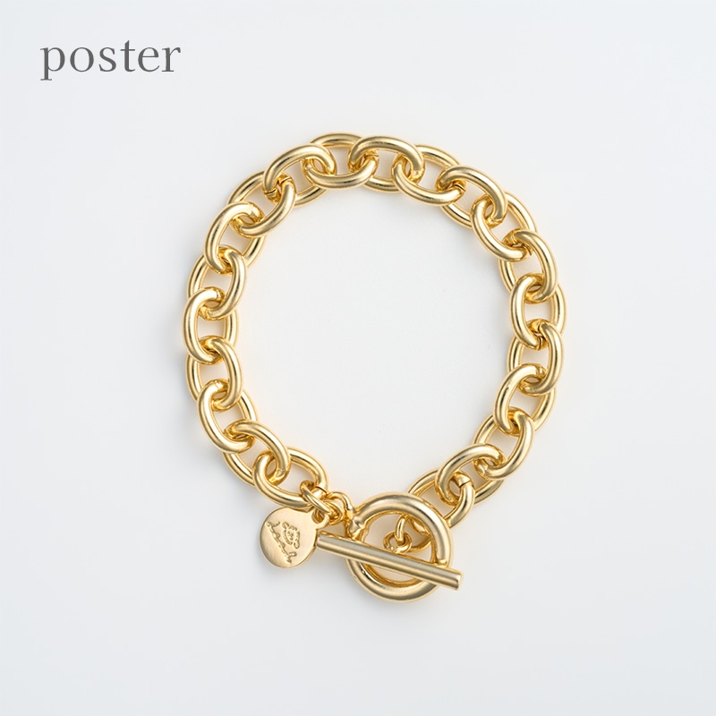 〈ポスター〉Leoh chain bracelet(gold)