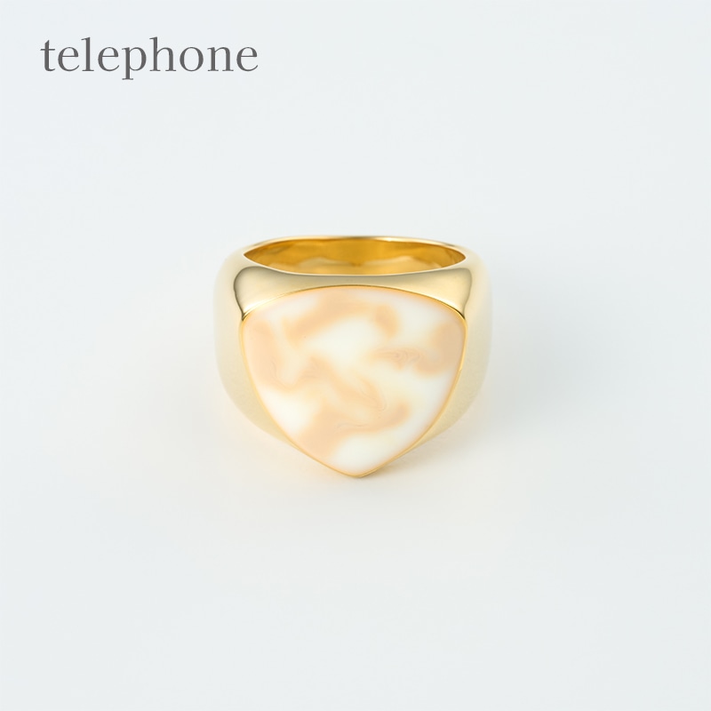 〈お電話会〉Leoh marble ring(gold)