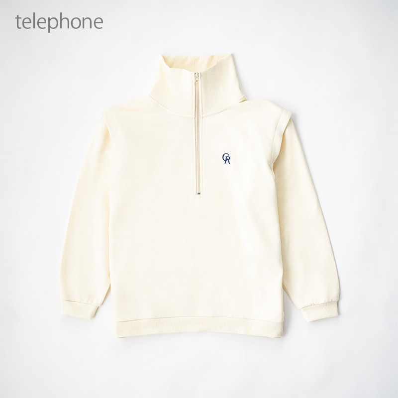 〈お電話会〉CHARME 3Way Half Zip Sweatshirts