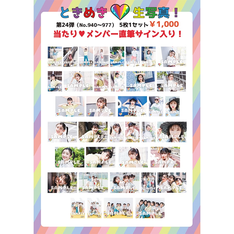 ときめき生写真第24弾(No.940~No.977)