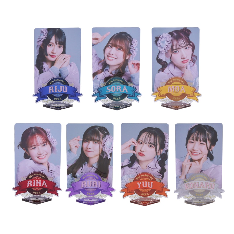 ukka トレカ付きアクリルクリップスタンド