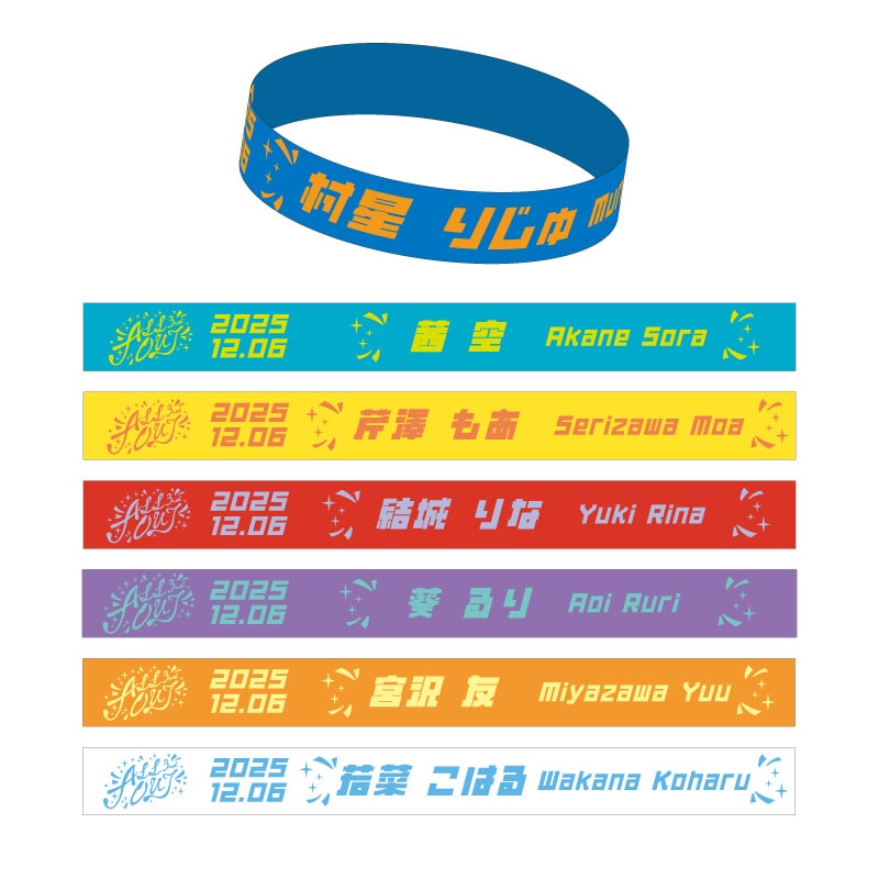 【ランダム】ALLOUT 3rd シリコンバンド