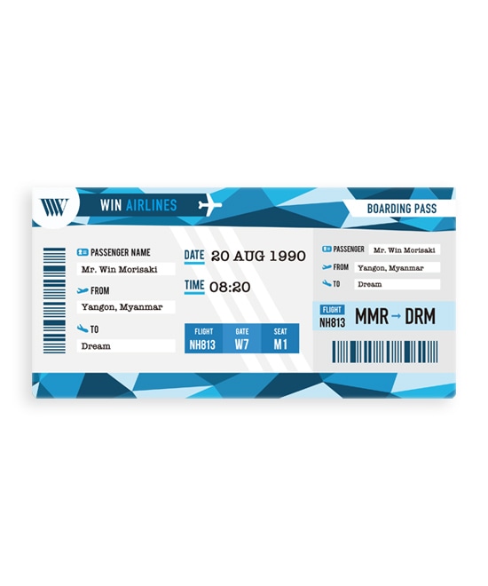 FIRST FLIGHT Ticket File