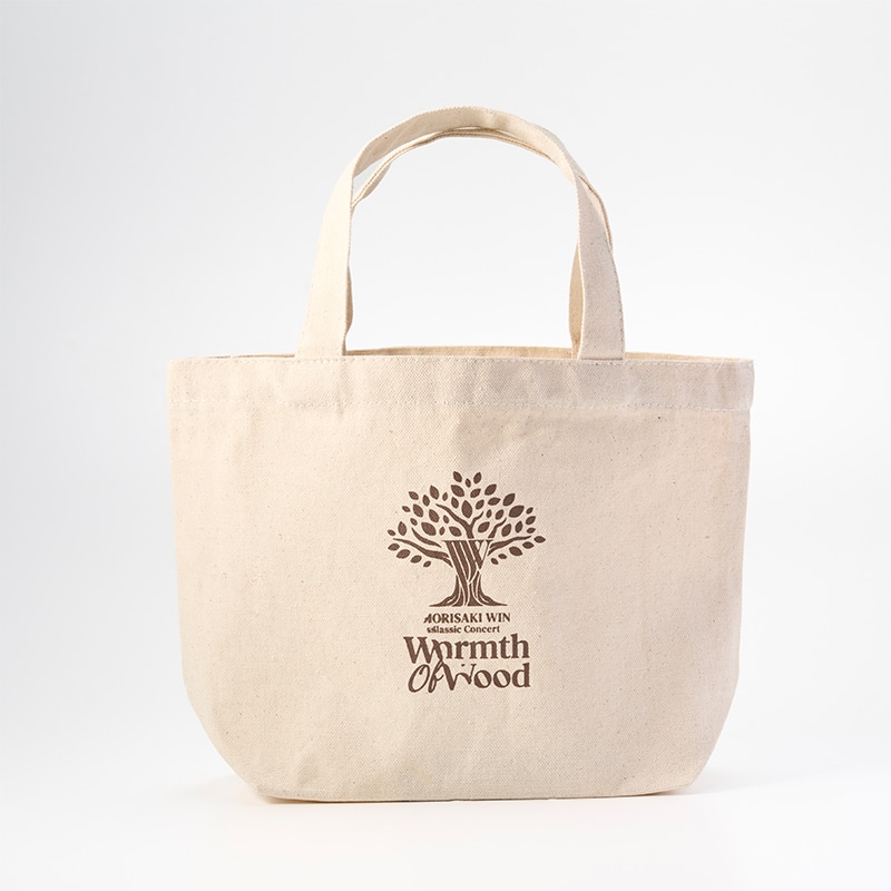 Warmth Of Wood organic cotton mini tote bag