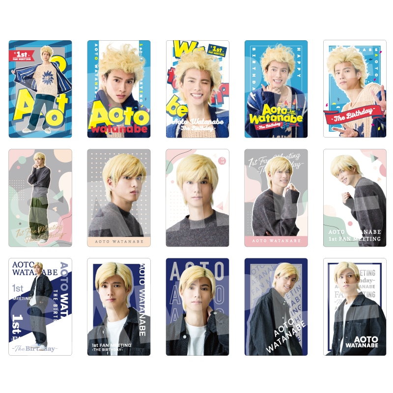 渡辺碧斗 1st FAN MEETING トレーディングカード3枚入り