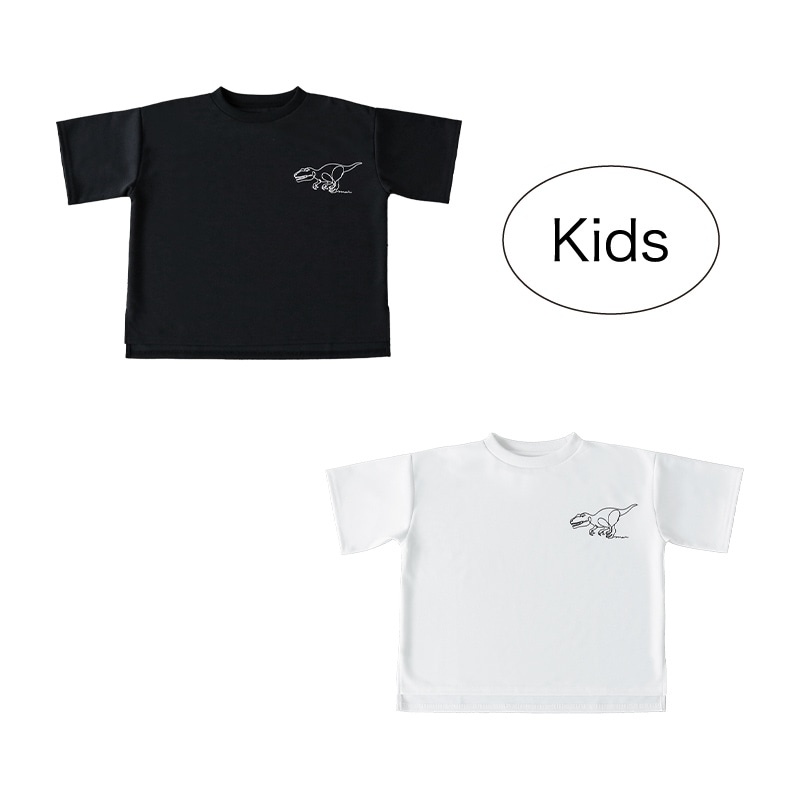 福井コラボ Kids TEE-フクイラプトルデザイン-