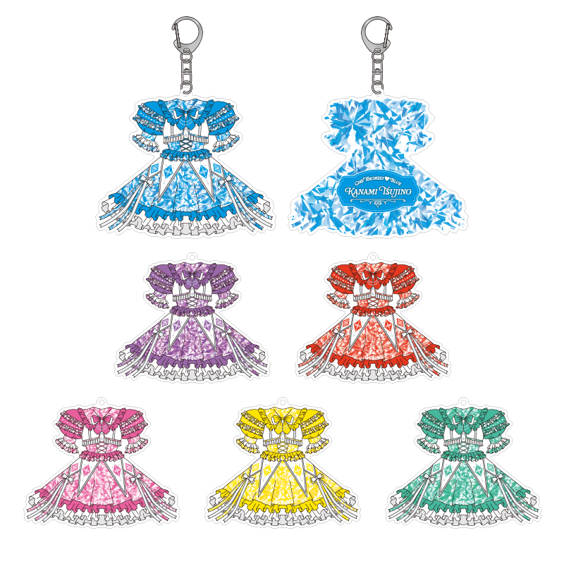 世界でいちばんアイドル衣装アクリルキーホルダー