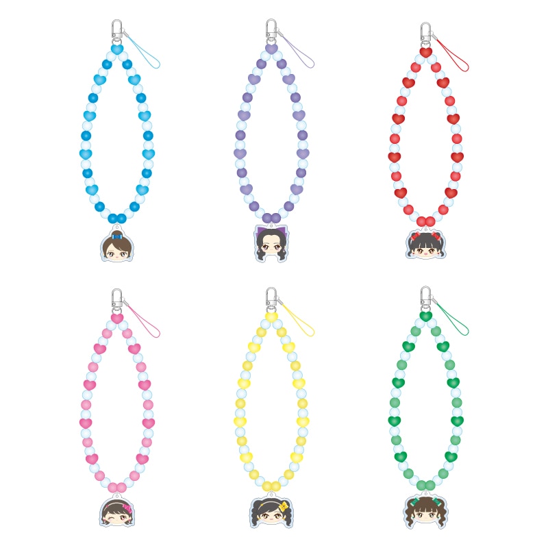 ときめきビーズストラップ