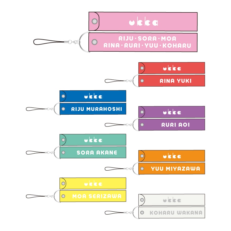 ukka クリアペンライトストラップ