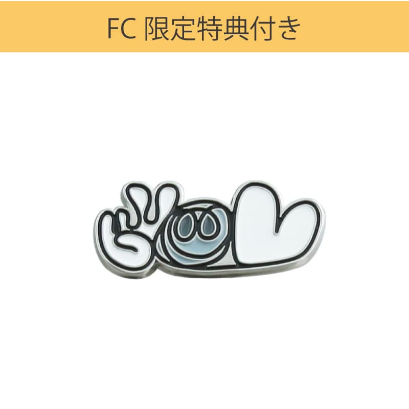 【FC限定】KENTO’s fanmark  Pins -monochrome ver.-